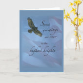 Eagle Soar tot Hoogste Hoogte Kaart (Gele Bloem)