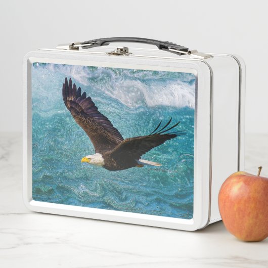 Eagle Soaring boven het Storm (In situ)