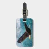 Eagle Soaring boven het Storm Bagagelabel (Voorkant verticaal)