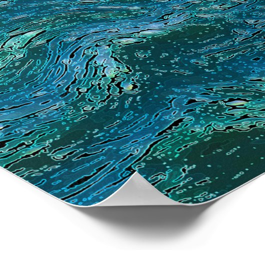 Eagle Soaring boven het Storm Poster (Hoek)