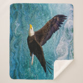 Eagle Soaring boven het Storm Sherpa Deken (Voorkant)