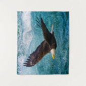 Eagle Soaring boven het Storm Wandkleed (Voorkant)