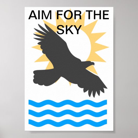 Eagle Soaring Poster (Voorkant)