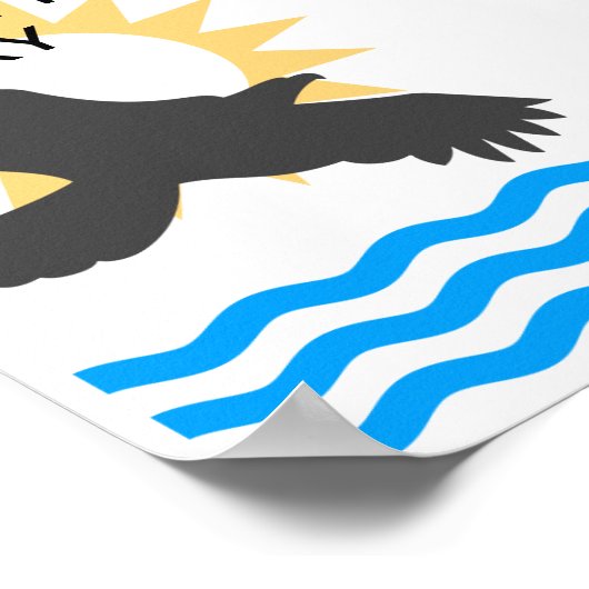 Eagle Soaring Poster (Hoek)