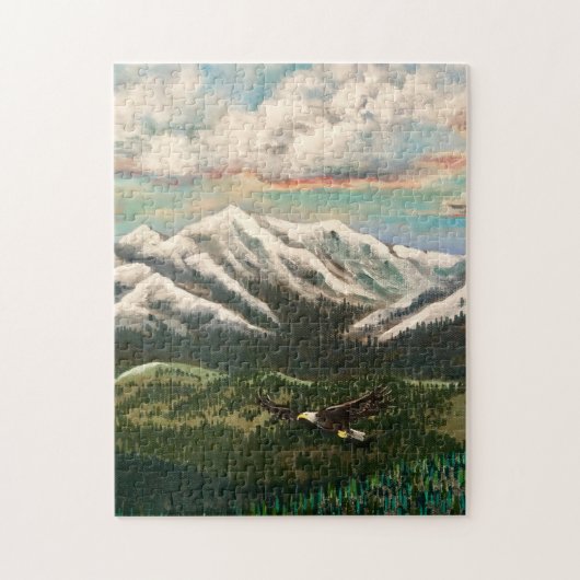 Eagle Soars Puzzel (Verticaal)