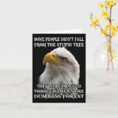 Eagle Sommige mensen hebben niet van de stomme boo Kaart (Gele Bloem)