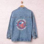 Eagle Soul American Roll 4th of July Celebration Denim Jacket (Hangar)
