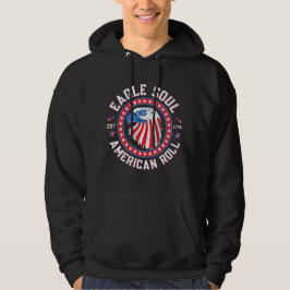 Eagle Soul American Roll 4th of July Celebration Hoodie