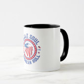 Eagle Soul Amerikaanse Rol 4 juli-viering Mok (Voorkant rechts)