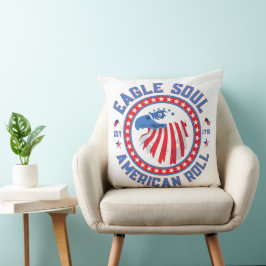 Eagle Soul beroemd gemaakt door American Roll Kussen