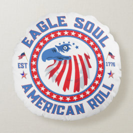Eagle Soul beroemd gemaakt door American Roll Rond Kussen
