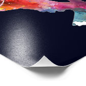 Eagle Spirit Animal Bird. Totem. Waterverf Art. Foto Afdruk (Hoek)