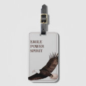 Eagle Spirit Animal Originele kunst Bagagelabel (Voorkant (verticaal))