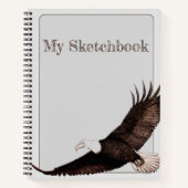 Eagle Spirit Animal Originele kunst Notitieboek (Voorkant)