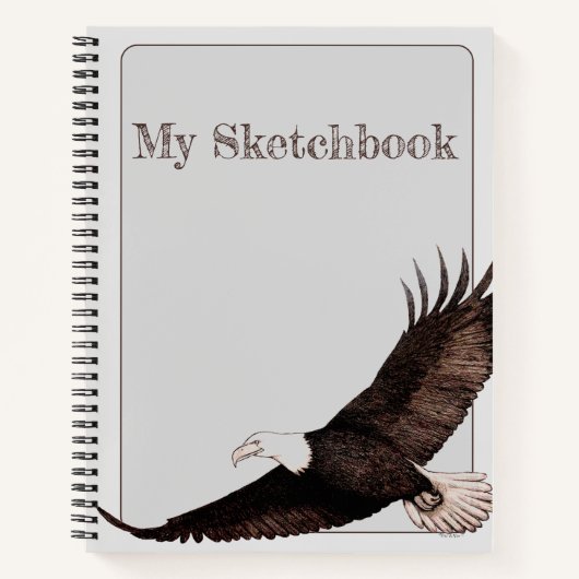 Eagle Spirit Animal Originele kunst Notitieboek (Voorkant)