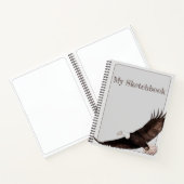 Eagle Spirit Animal Originele kunst Notitieboek (Binnen)