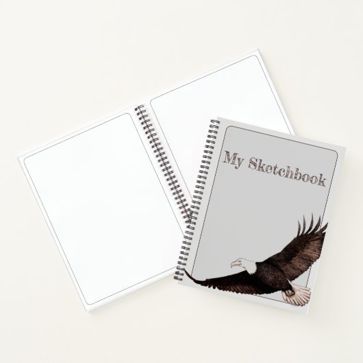 Eagle Spirit Animal Originele kunst Notitieboek (Binnen)