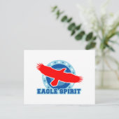 Eagle Spirit Briefkaart (Staand voorkant)