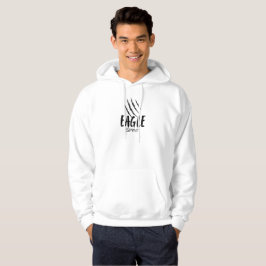Eagle Spirit Eagle Clan Eagle Klauw Wit  Hoodie