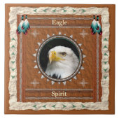 Eagle-Spirit- keramische tegel Tegeltje (Voorkant)
