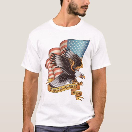 Eagle Spirit van de Verenigde Staten T-shirt (Voorkant)