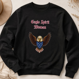 Eagle Spirit Vrouw Patriottisch Amerikaans Trots D Trui