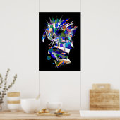 Eagle splash neon poster (Keuken)