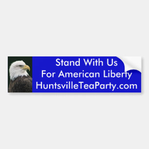 Eagle, sta bij ons voor de Amerikaanse vrijheidHun Bumpersticker