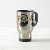 Eagle Stalen Mok – RVS ReisMok (Voorkant rechts)