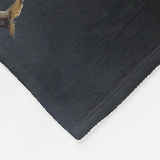  Eagle Stealing Bass Gevist Fleece Deken (Hoek)