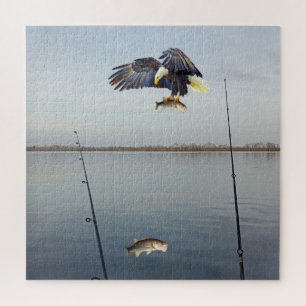 Eagle Stealing Bass Gevist Legpuzzel
