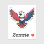 Eagle Sticker  Bald Eagle Sticker  American Eagle  (Vel)