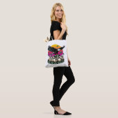 Eagle stijgt met geld tote bag (Op model)