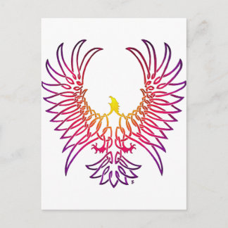 Eagle stijgt, slopend briefkaart