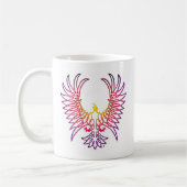 Eagle stijgt, slopend koffiemok (Links)