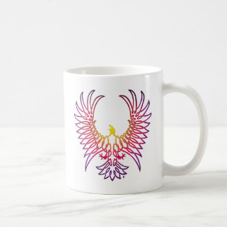 Eagle stijgt, slopend koffiemok