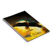 Eagle Storm - Flying Bald Eagle Fantasy Art Notitieboek (Rechterzijde)