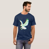 Eagle straalt kleuren uit t-shirt (Voorkant volledig)