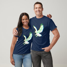 Eagle straalt kleuren uit t-shirt
