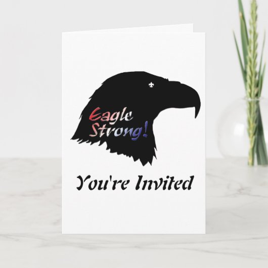Eagle Strong Court of Honor Uitnodiging (Voorkant)