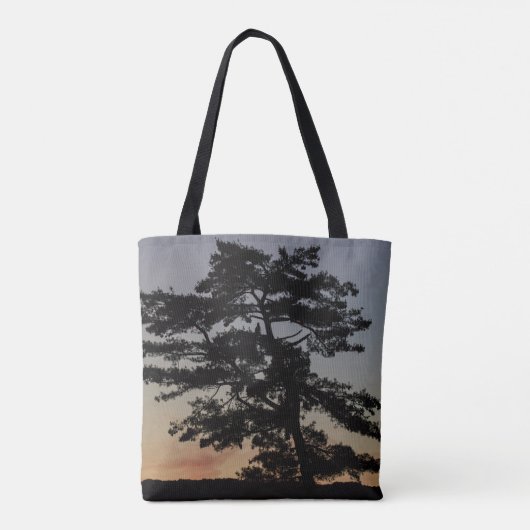Eagle Sunset Tree Tote Bag (Achterkant)