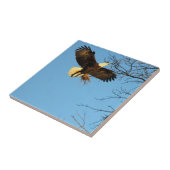 Eagle Sunset Wings Tegeltje (Zijkant)