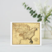 Eagle Superset aan de Verenigde Staten Briefkaart (Staand voorkant)