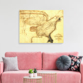 Eagle Superset aan de Verenigde Staten Canvas Afdruk (Insitu (Woonkamer))