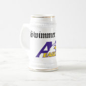 Eagle, Swimmer's Stein Bierpul (Voorkant links)
