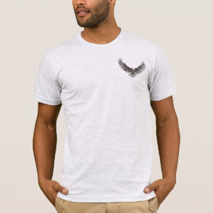 Eagle swoop line inkt tekenT-shirt T-shirt