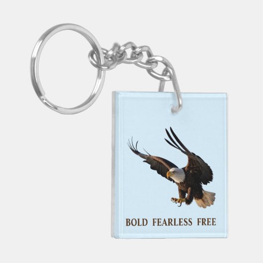 Eagle Swooping Down Sleutelhanger (Voorkant Links)