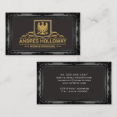 Eagle-symbool | | Antiek grens Visitekaartje (Voorkant / Achterkant)