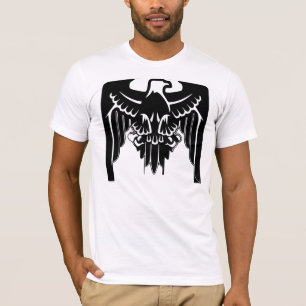 Eagle Symboollaag van wapenschild Spread Wings T-shirt