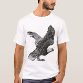 Eagle T-Shirt,  ontwerp, vogels, Natuur, T-shirt (Voorkant)